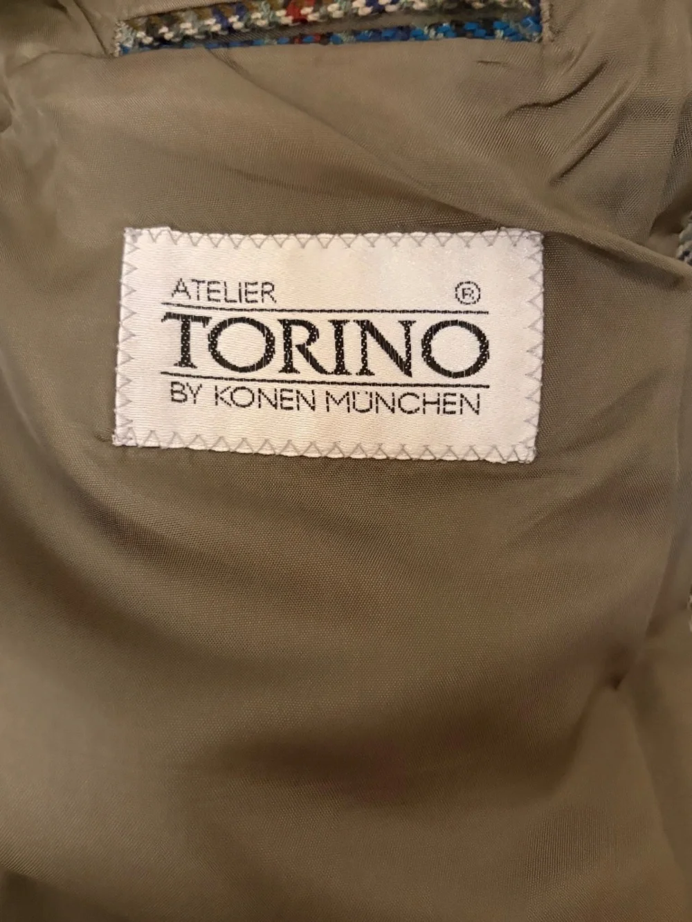 Atelier Torino Blazer 42R Wool Sport Coat Scottish Tweed Plaid Arthur Bell 2 Btn